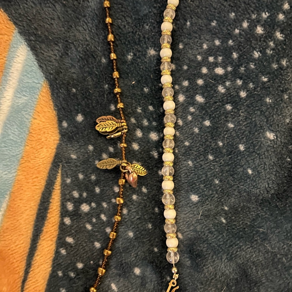 Elegant Gold and Silver Beaded Bracelet Set